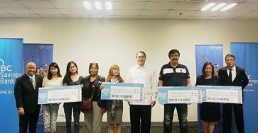 RCBC Savings Bank awards winners of Save Up and Fly promo