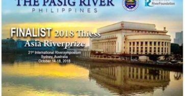 PH’s Pasig River Vies for Asia River Prize Award