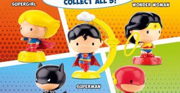 Help unite the league with Jolly Kiddie Meal’s new DC Justice League collectibles