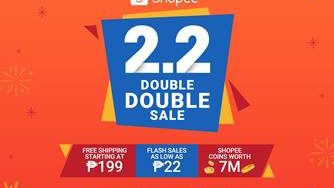 Get set for double the discounts at Shopee 2.2 Double Double Sale