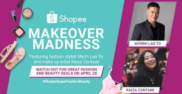 Celebrity stylist Myrrh Lao To and beauty vlogger Raiza Contawi transform 3 lucky winners for the Shopee Makeover Madness