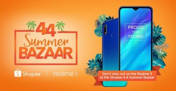 Missed out on Realme 3? Get it at Shopee 4.4 Summer Bazaar