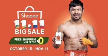 Shopee Launches Manny Pacquiao as its Newest Brand Ambassador for Shopee 11.11 – 12.12 Big Christmas Sale