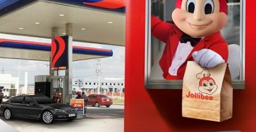 Drive-thru at Jollibee, gas up at Petron for freebies, discounts!