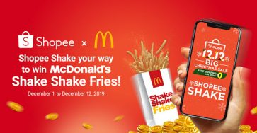 Get a chance to win Shake Shake Fries with Shopee Shake