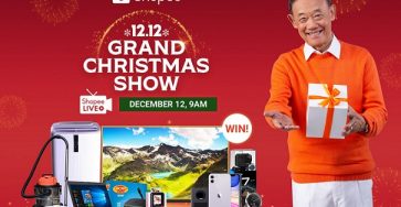 Catch the Shopee 12.12 Grand Christmas Show with Jose Mari Chan and win over ₱1 Million Worth of Giveaways on Shopee Live