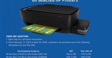 Enjoy P500 savings when you buy HP Ink Tank printers