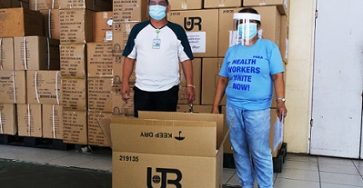 URC, GBF design face shields to help augment requirements of essential workers