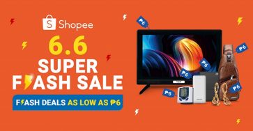 Grab These Amazing Products for Only ₱6 at the Shopee 6.6 Super Flash Sale!
