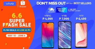 Get the best deals on Vivo smartphones with Shopee and Lazada 6.6 sales