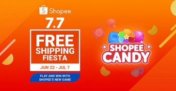 Swipe, Match, and Win: Play Shopee Candy and Win a Brand New Laptop and Smartphone at Shopee 7.7 Free Shipping Fiesta Sale