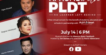 PLDT Home launches FREE virtual benefit concert for students and teachers