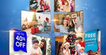 Ring in the holidays with a Samsung TV