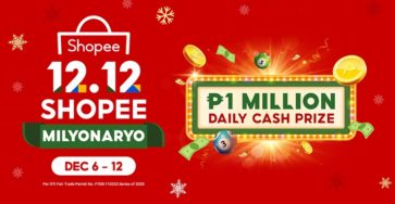 Shopee Relaunches Shopee Milyonaryo in time for the 12.12 Big Christmas Sale