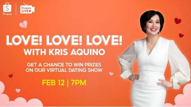 Three Things to Look Forward to with Kris Aquino on Shopee Love! Love! Love!, a Special Valentine’s Day Livestream