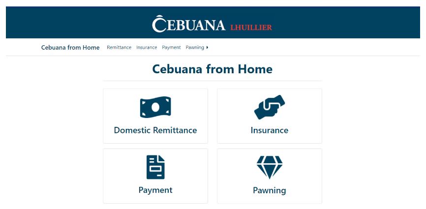 Cebuana Lhuillier’s services can now be done from home