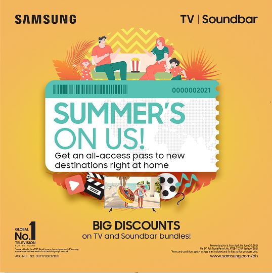 Summer’s on Us: Escape with Samsung’s TV and Soundbar bundles
