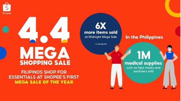 Shopee Allows Filipinos to Shop for Essentials Safely and Conveniently at the 4.4 Mega Shopping Sale