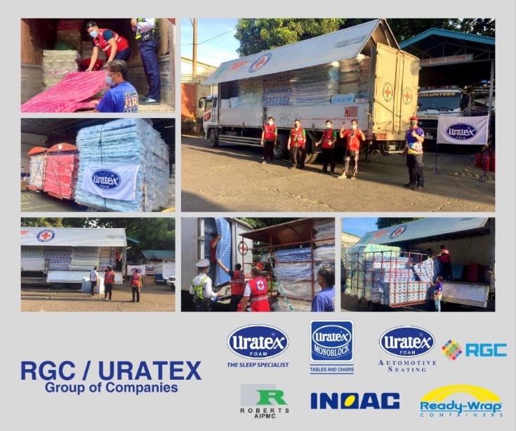 RGC/Uratex Group does its share in the continuing fight against the COVID-19 pandemic