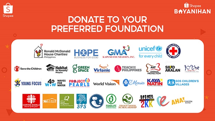 Scan and Donate to Different Charity Organizations via ShopeePay