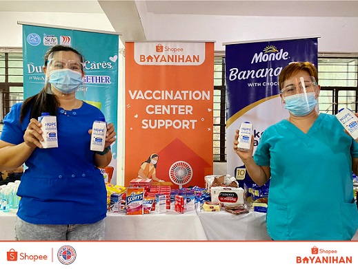 Shopee and Taguig LGU Provide Care Packages to Support Vaccination Efforts