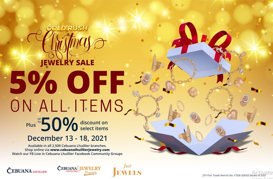 Cebuana Lhuillier Christmas Sale: Invest Wisely, Invest in Jewelry