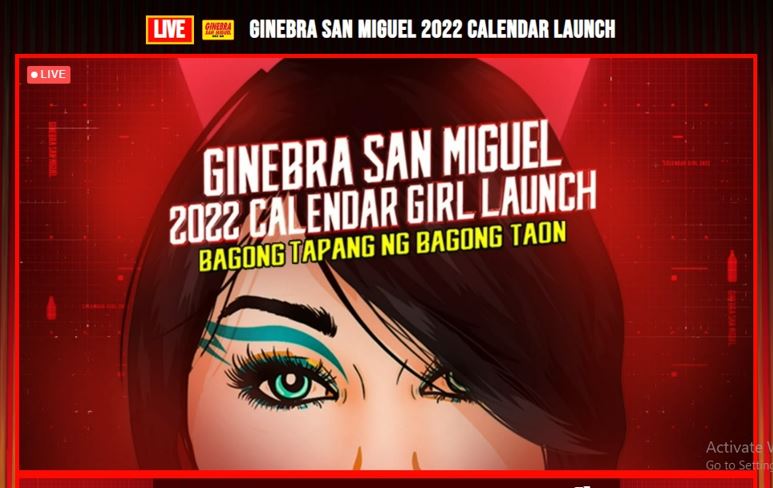 Ginebra San Miguel launches 2022 Calendar Girl