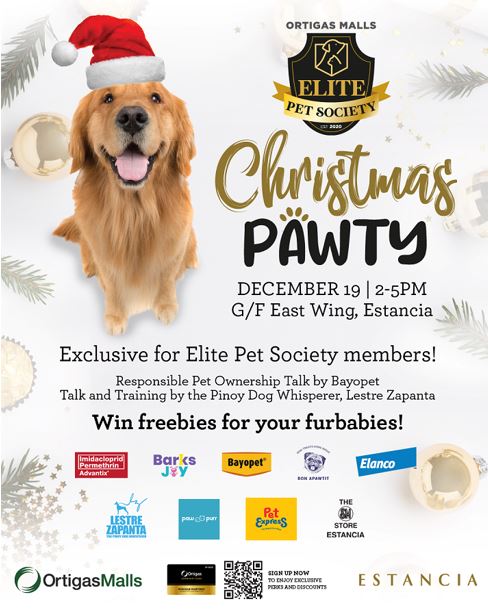 Christmas Pawty for Dogs by Ortigas Malls Elite Pet Society