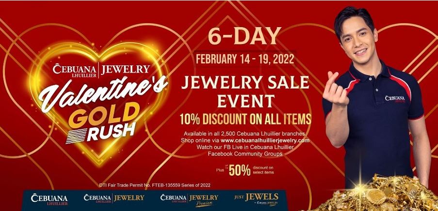 Let Love Sparkle with Cebuana Lhuillier Jewelry’s Special Valentine Sale