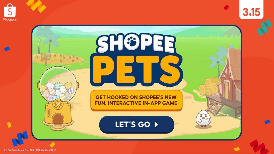 Shopee Levels Up the In-App Experience with the Launch of New Game, Shopee Pets