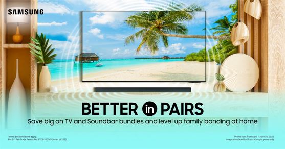 Samsung’s TV & Soundbar bundles make family time twice as fun