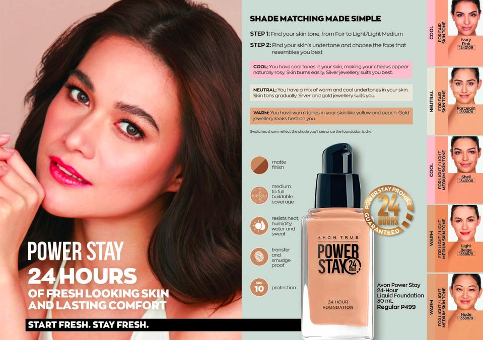 This 24-hour Foundation lets you stay fresh through heat, humidity, and non-stop activity!