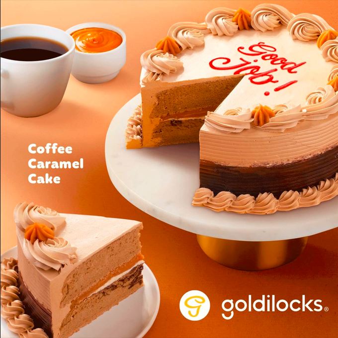 Coffee meets caramel in Goldilocks’ newest premium greeting cake