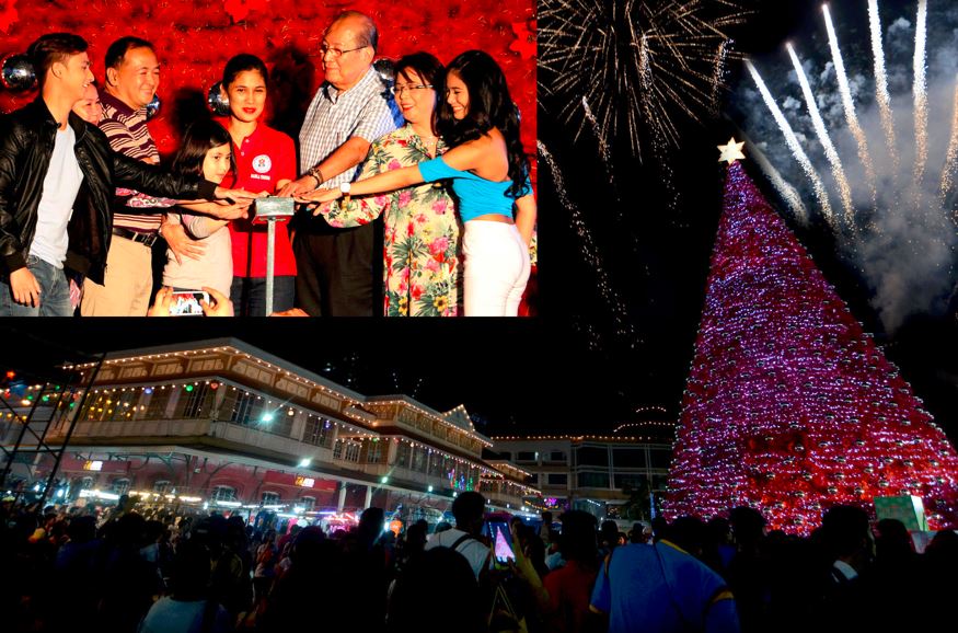 Manila’s tallest Christmas tree lighted at Tutuban Center