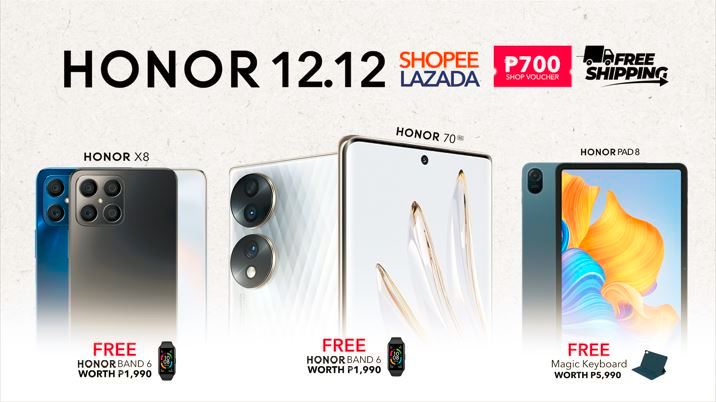 HONOR announces exciting deals on Lazada and Shopee 12.12 Sale