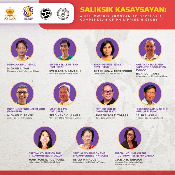 Rex Education partners with PSSC, PNHS, and PHA in enhancing content of History and Araling Panlipunan textbooks