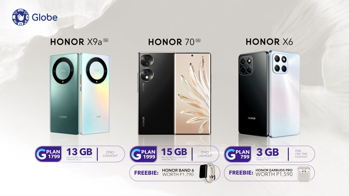 Get your HONOR Magic5 Pro via GPlan 2499 with 25GB Data, Unli All-net Call & Text, and Freebies!