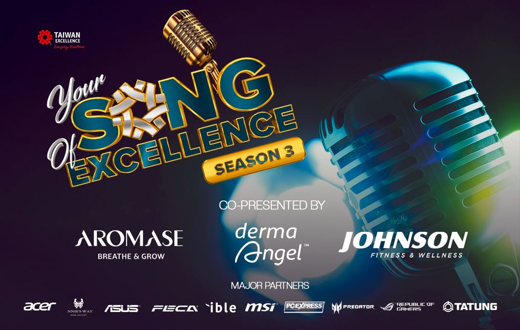 Taiwan Excellence’ “Your Song of Excellence” Season 3 opens for Singers AND Songwriters!