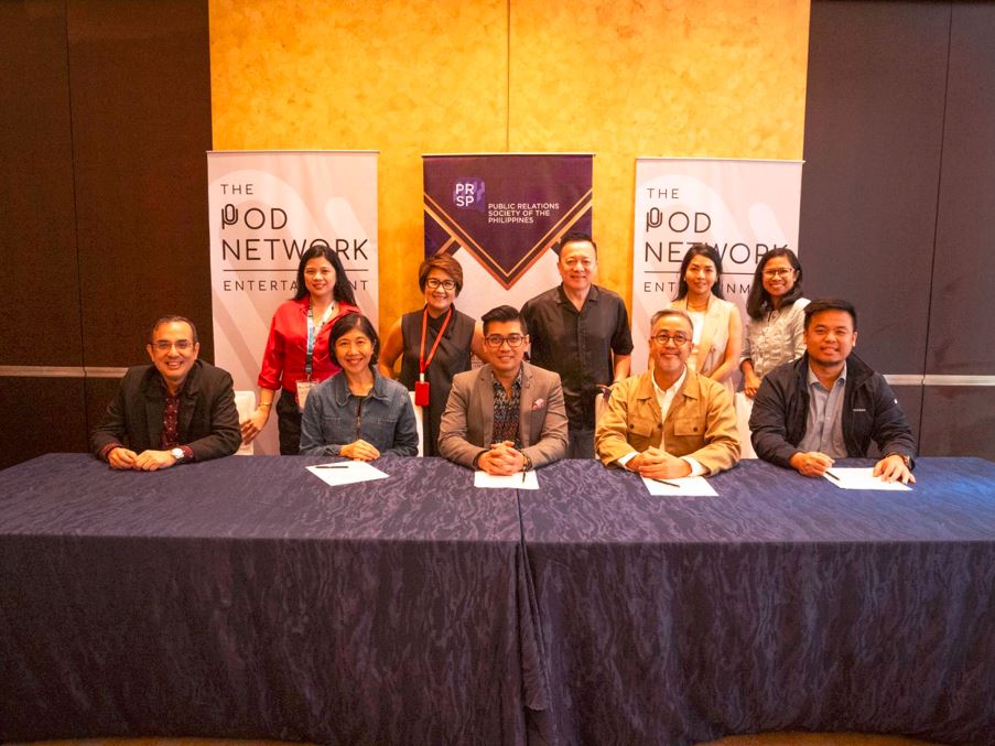 Public Relations Society of the Philippines signs partnership with The Pod Network