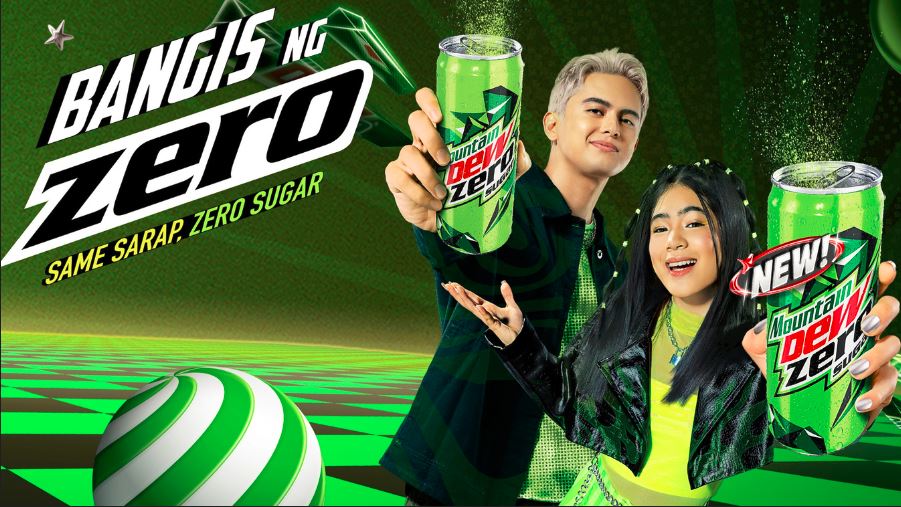 Feeling FOMO? Join the new #DewZeroSugarGen with Niana and James, and don’t miss out on the Mountain Dew Bangis ng Zero!
