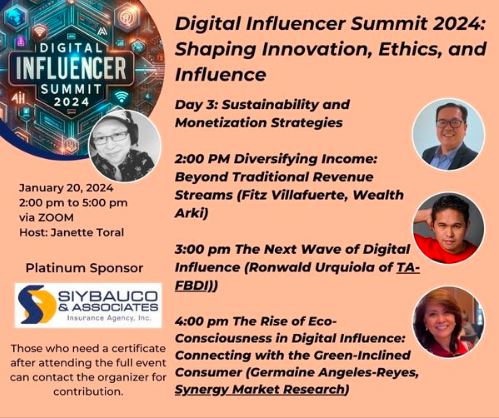 Digital Influencer Summit 2024: Sustainability and Monetization Strategies