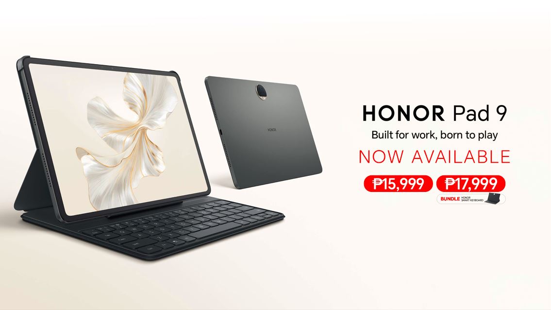 Unlock limitless possibilities with the NEW HONOR pad 9, now available starting Php 15,999!