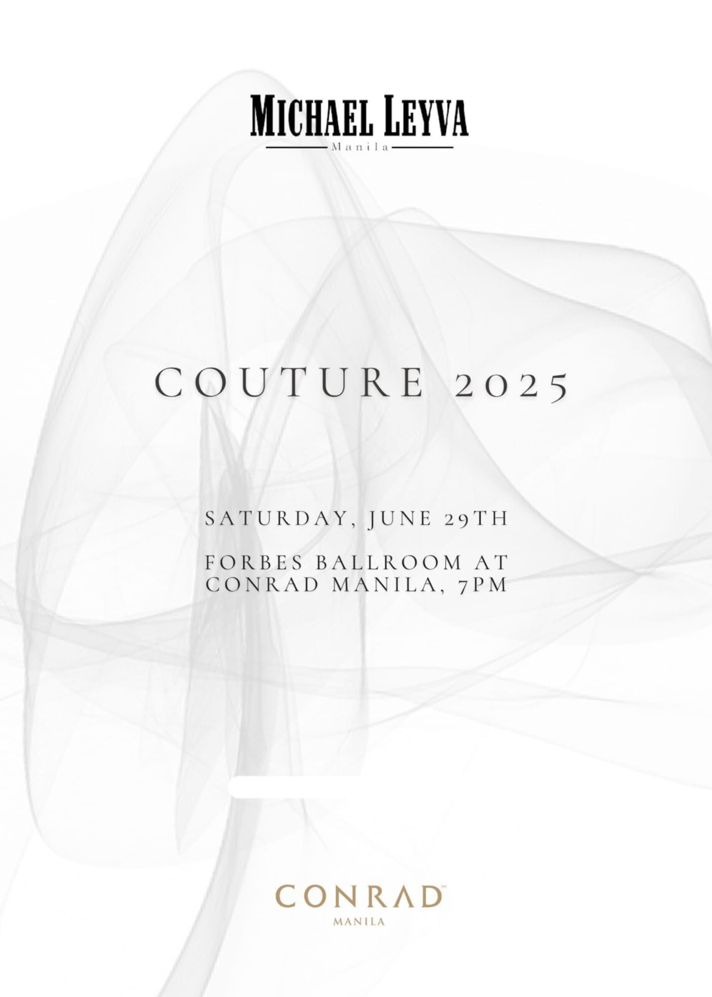 Michael Leyva to Showcase New Collection at Conrad Manila