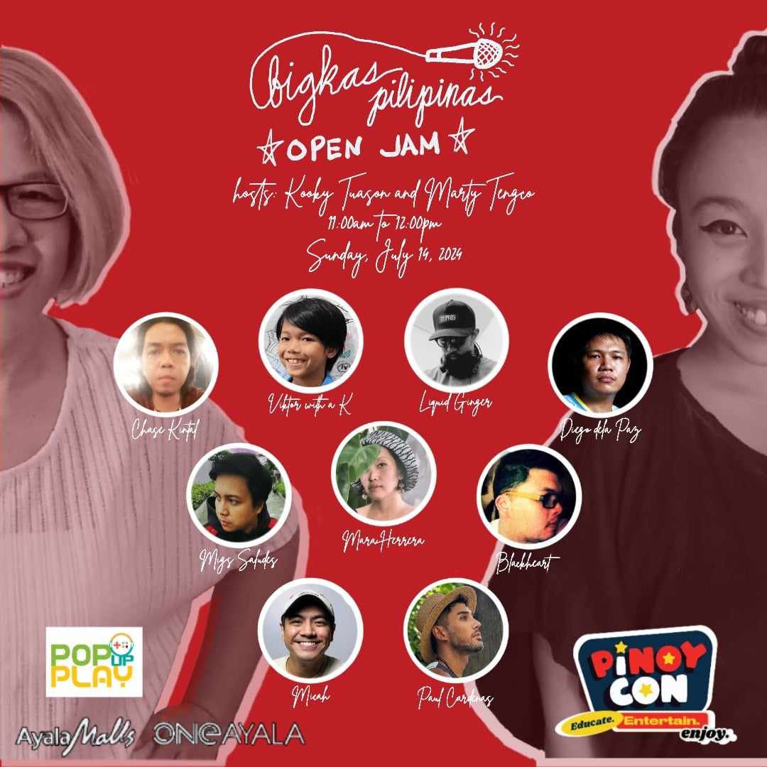 PinoyCon: Bigkas Pilipinas Open Jam at Pop Up Play – PinoyCon 2024