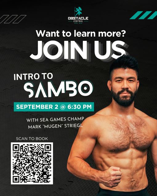 SAMBO at Obstacle Central’s exclusive Fitness on Track Special Group Classes