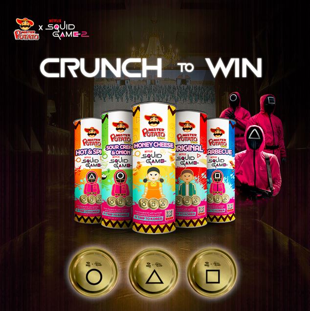 Crunch, Collect, Conquer: Mister Potato Partners with Netflix’s Squid Game 2 for a Snack-Tastic Contest
