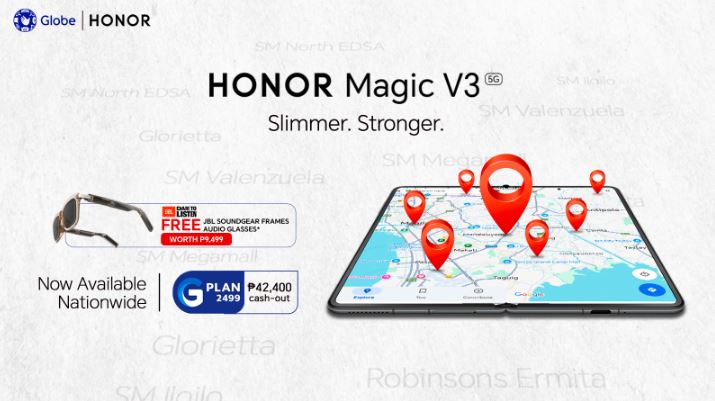 CYMI: You Can Now Get the HONOR Magic V3 From More Globe Stores Nationwide