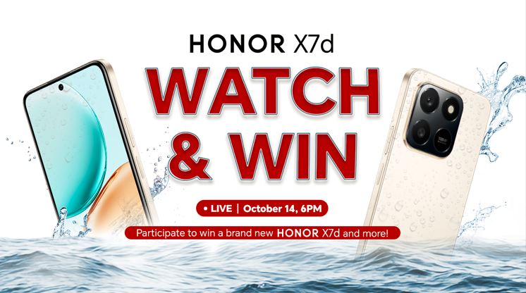 WATCH LIVE: HONOR X7d Launch on Facebook — Win a Brand-New Phone!