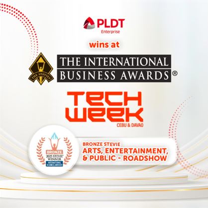 PLDT Enterprise’s Tech Week PH Wins at the 2025 International Business Awards