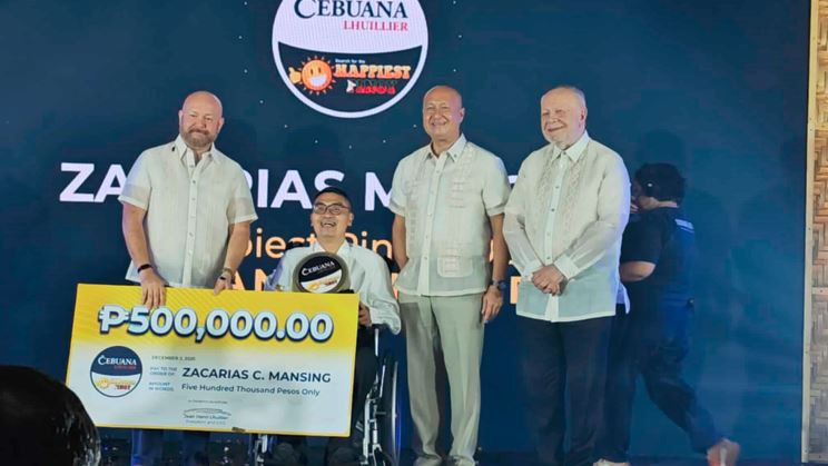 Literacy and Disability Inclusion Advocate Zacarias Mansing Jr. Crowned Cebuana Lhuillier’s 2025 Happiest Pinoy Among 500,000 Entries Nationwide